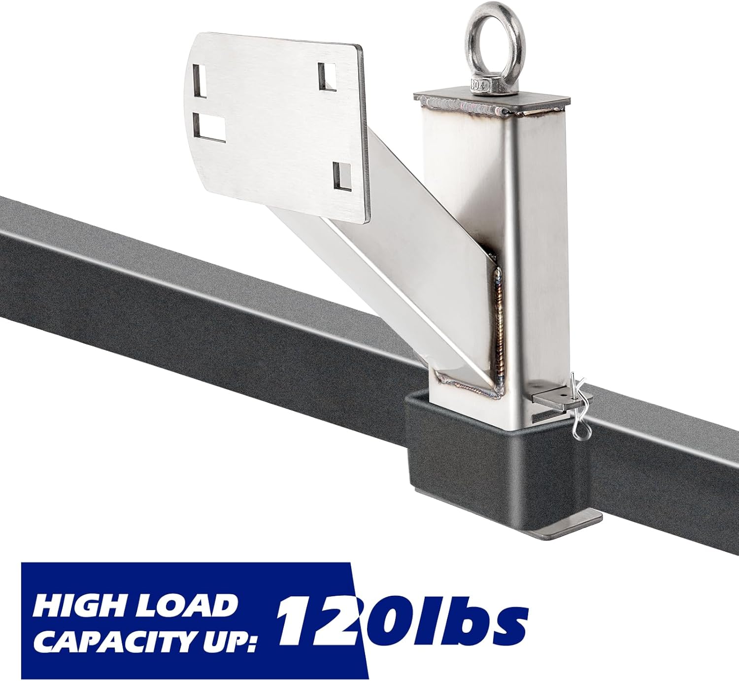 Spare Tire Carrier Mount for Trailer Wheels, Fits 4-6 Lug Bolt Patterns R401349