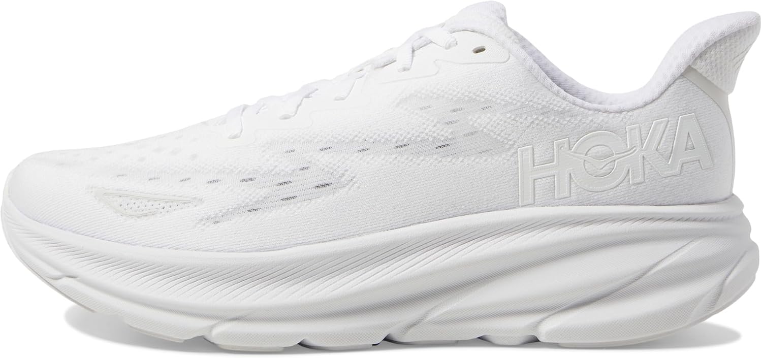 Women's Clifton 9 Sneaker, White, Wide R1855