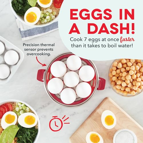 6 Egg Capacity Electric Egg Cooker with Auto Shut Off - Black U471