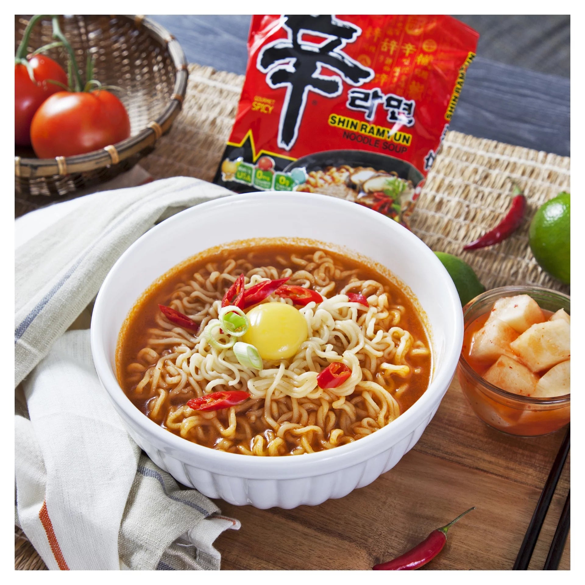 Shin Ramyun Noodle Soup, 4.2 oz, 4 Ct (Pack of 16) Q3825