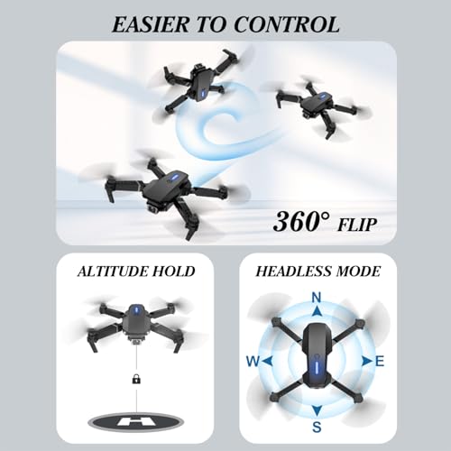 Foldable Mini Drone with 1080P Camera for Kids G822