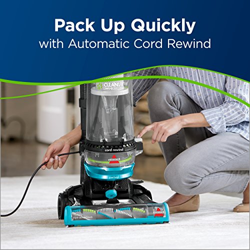 Upright Bagless Vacuum with Swivel Steering and Pet Hair Pick Up Q86273