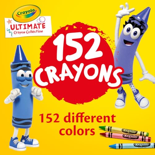 152ct Crayon Collection with Classic and Glitter Crayons M4947