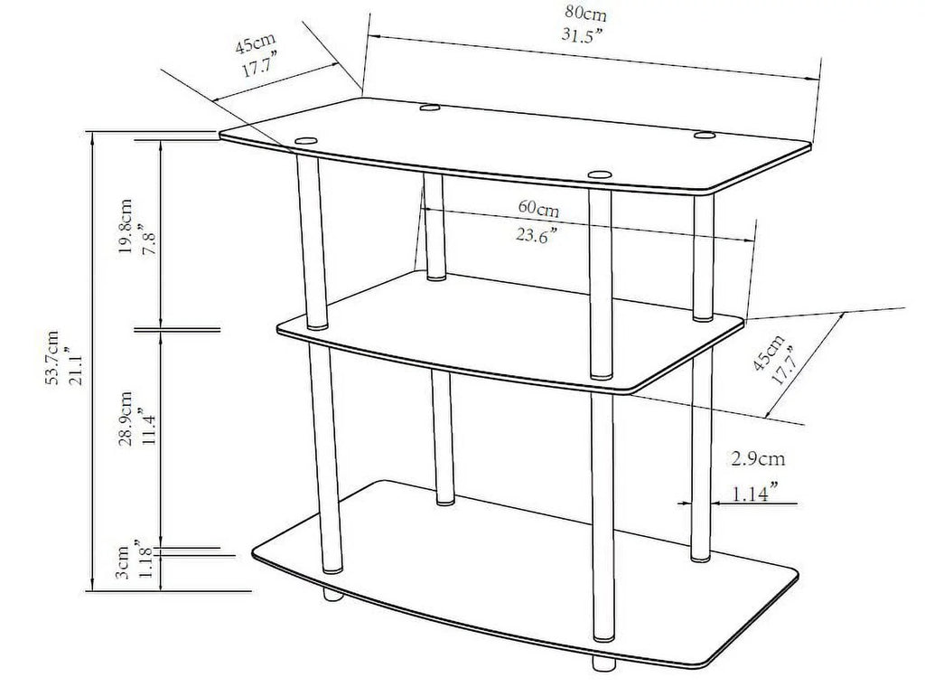 Glass TV Stand L6192