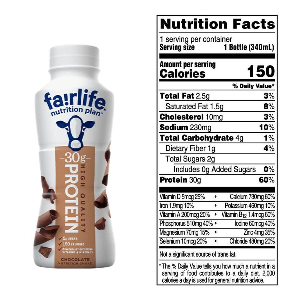 High Protein Shake Variety Pack - Chocolate & Vanilla - 11.5 Fl Oz (12 Pack) X827