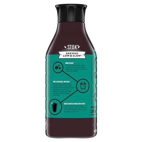 Cold Brew Coffee, Unsweetened Black Coffee, 48 FL OZ B94014