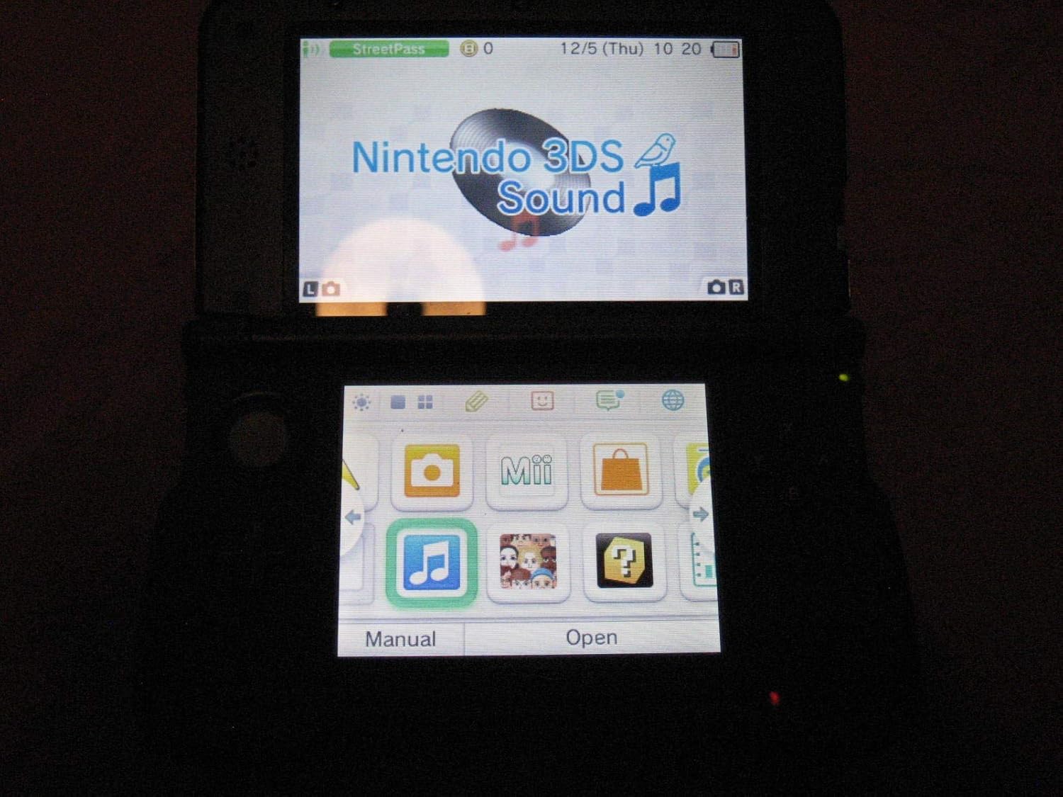 3DS XL Blue/Black with Mario Kart 7 Pre-Installed S5270