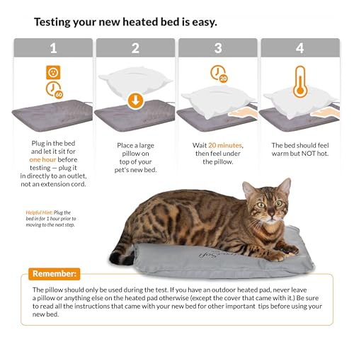 Outdoor Heated Cat House for Two, Olive K16577