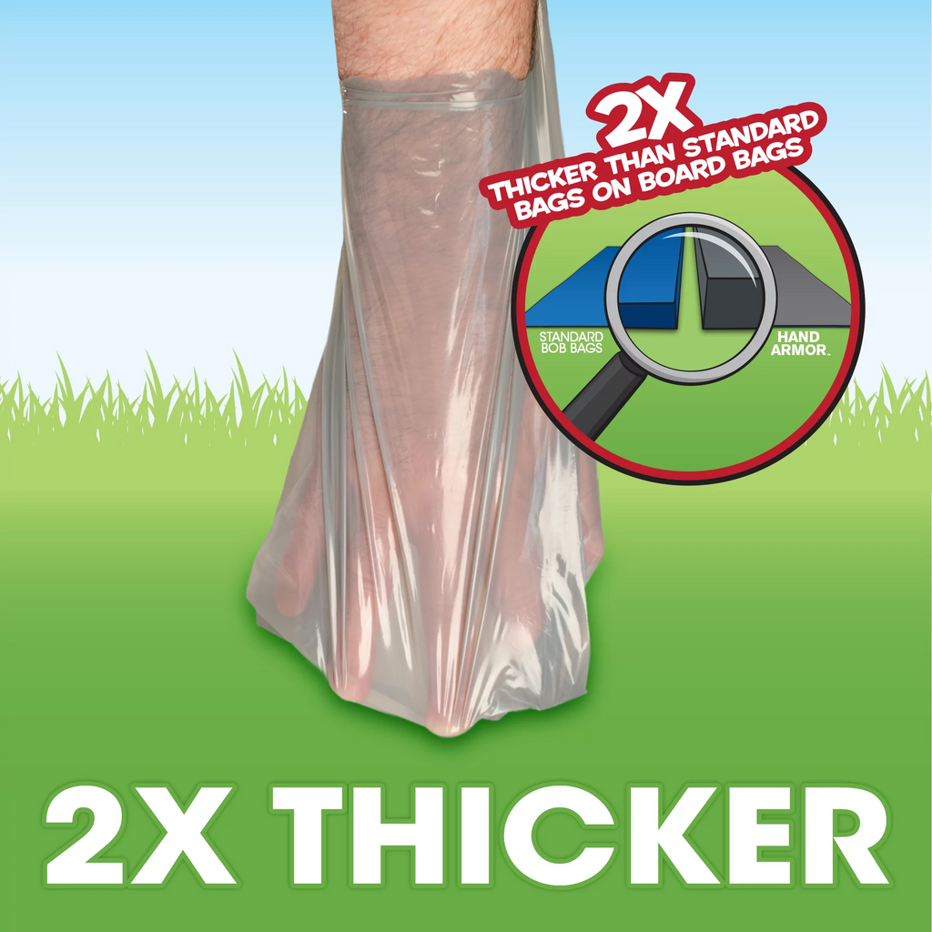 Dog Poop Bags, Extra Thick with Easy Tie Handles, 200 Count Y299