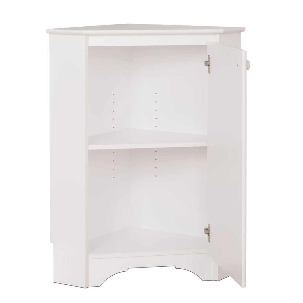 Corner Storage Cabinet with Doors, White K603911