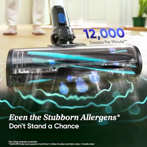 Cordless Stick Vacuum Cleaner with Tangle-Resistant Design, 50-Minute Runtime T113949