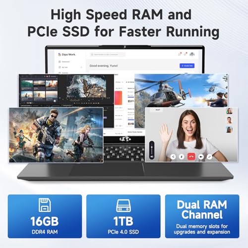 15.6" IPS FHD Laptop, Intel 6 Core i3, 8GB RAM 256GB SSD, Backlit Keyboard, Fingerprint, Wi-Fi 6, Win 11 P765767
