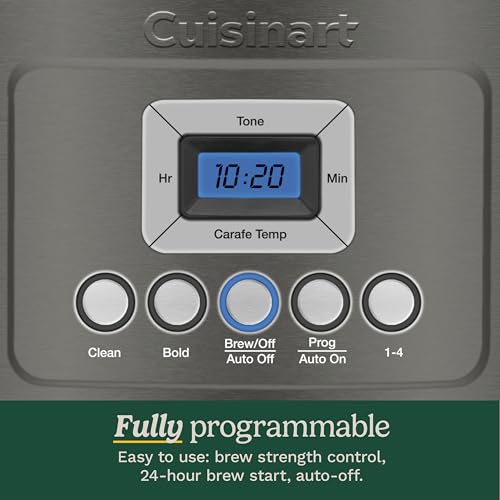 14-Cup Coffee Maker with Glass Carafe, Brew Strength Control, Stainless Steel V144891