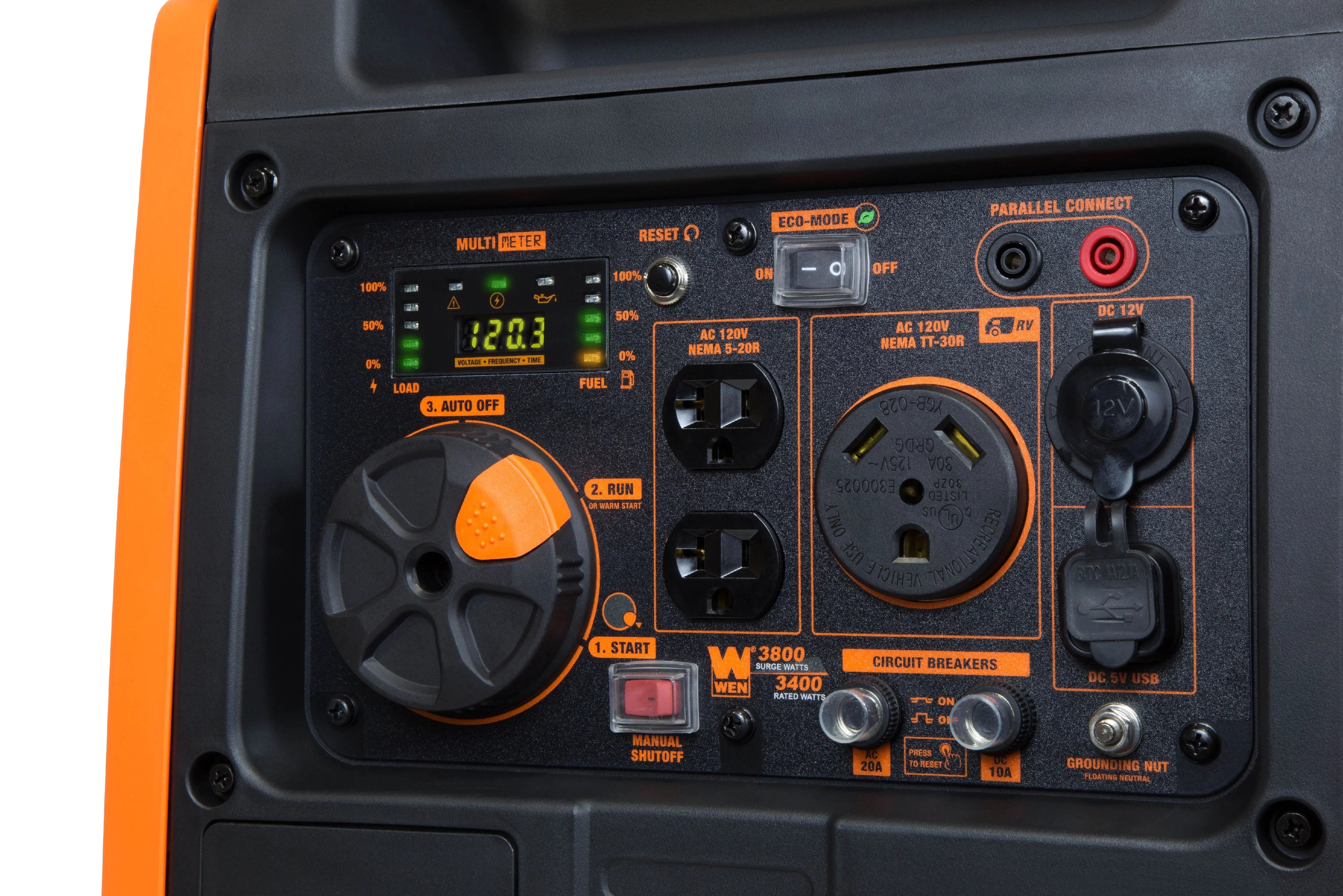 3800-Watt Portable Inverter Generator with Electric Start D28833