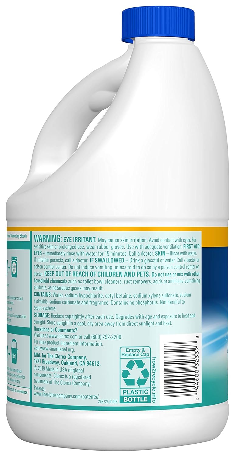 Concentrated Bleach, Clean Linen, 77 Ounce Bottle Y426023