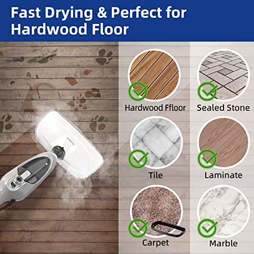 Handheld Steam Mop for Hardwood, Tile, Laminate and Carpet R144963