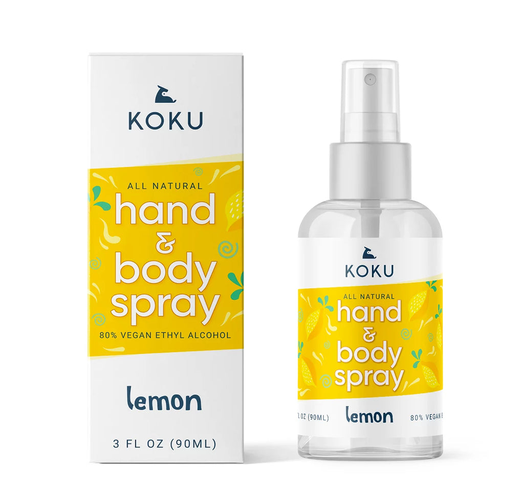 Citrus Hand & Body Spray Variety Pack, 3 Travel-Size Bottles L2050