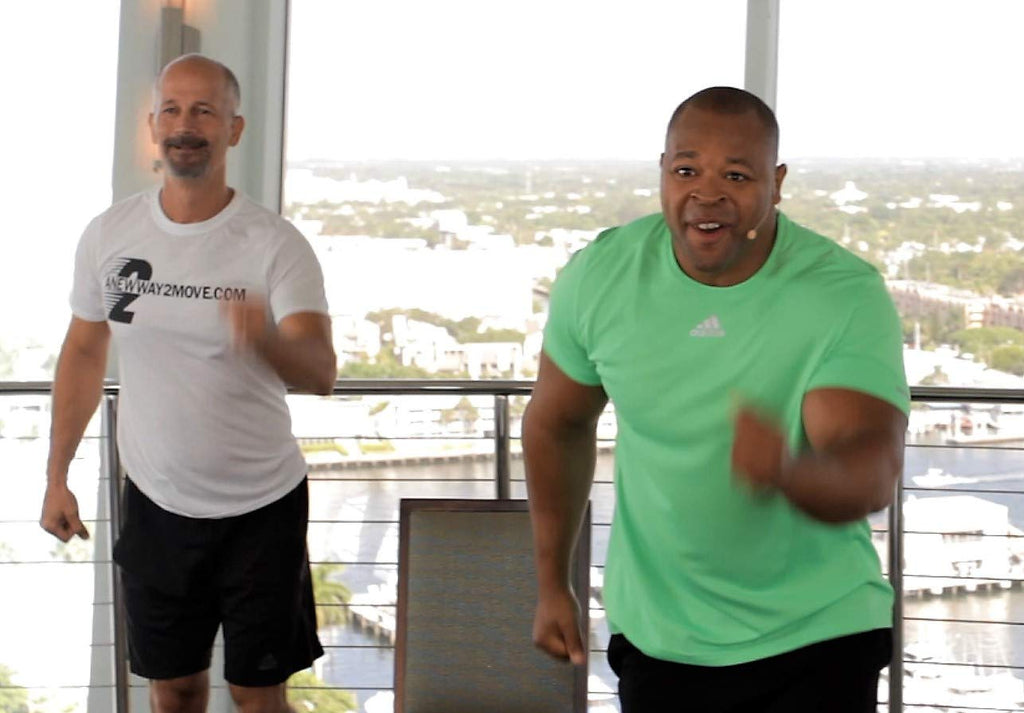Low Impact Fat Burning Workout for Seniors and Beginners with Resistance Band J445