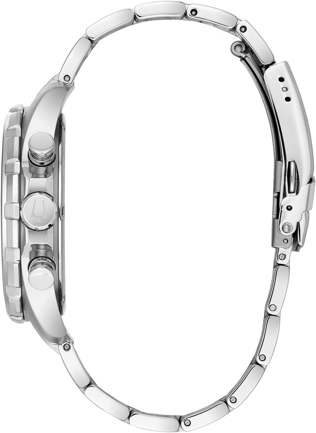 Men's Chronograph Quartz Watch with Stainless Steel Strap K240