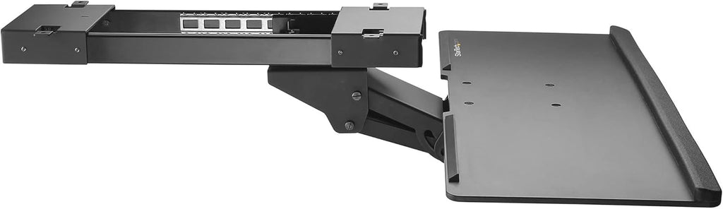 Under Desk Keyboard Tray with Adjustable Tilt and Swivel D252906