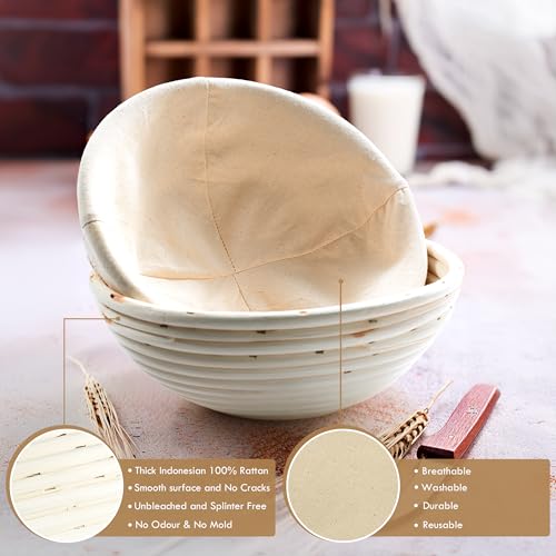Oval Sourdough Bread Proofing Baskets, Set of 2 X4022