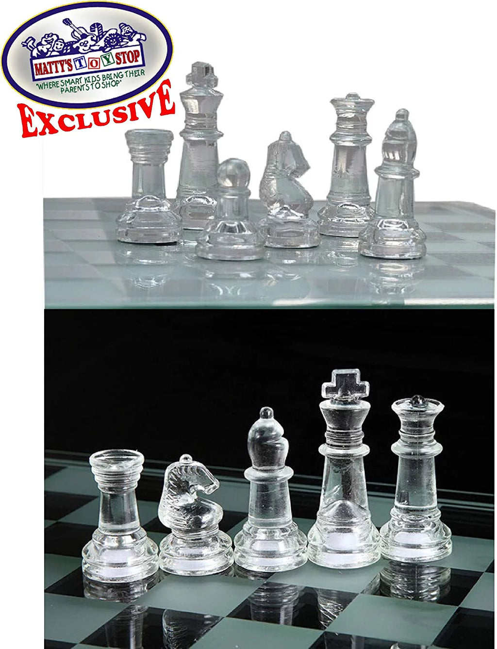 Glass Chess Set Small E301