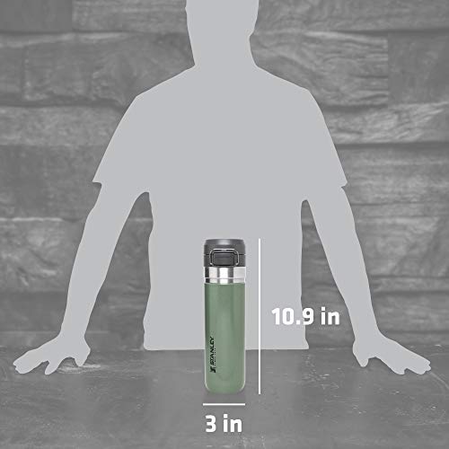 Insulated Stainless Steel Water Bottle 36 oz with Push Button Lid P799245