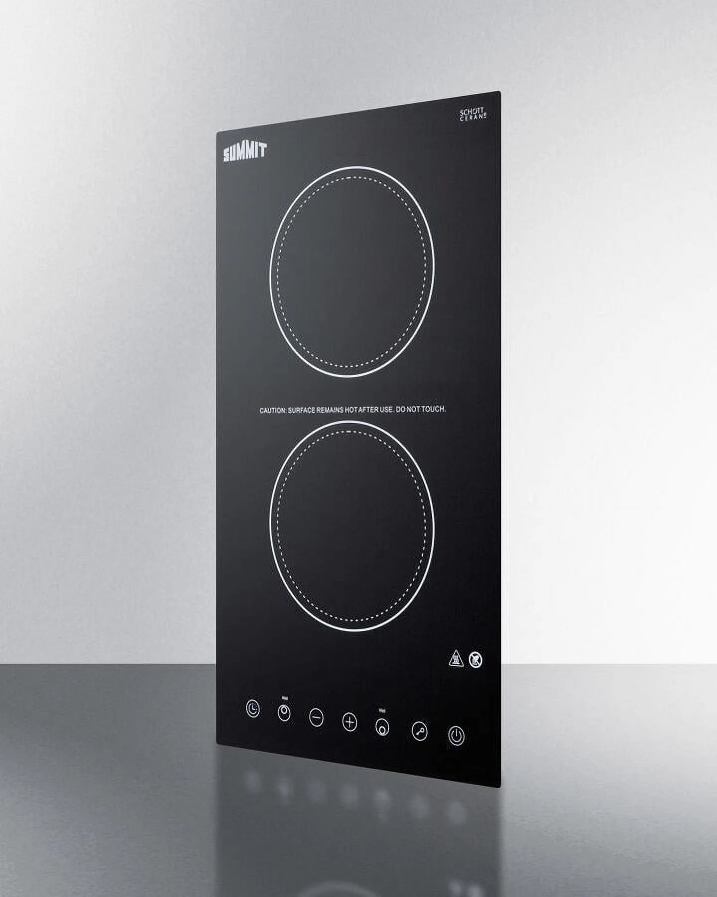 2-Burner Electric Cooktop in Black J388