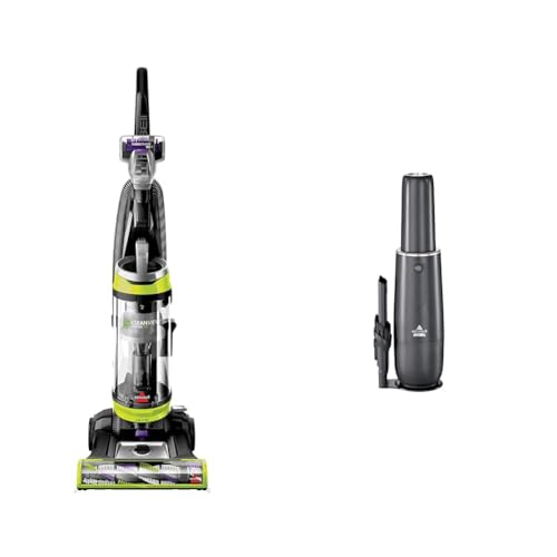 Upright Bagless Vacuum with Swivel Steering and Pet Hair Pick Up Q86273