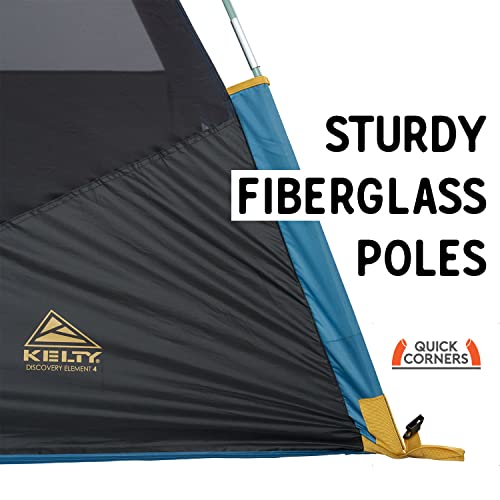 4 or 6 Person Camping Tent with Fiberglass Poles A913588
