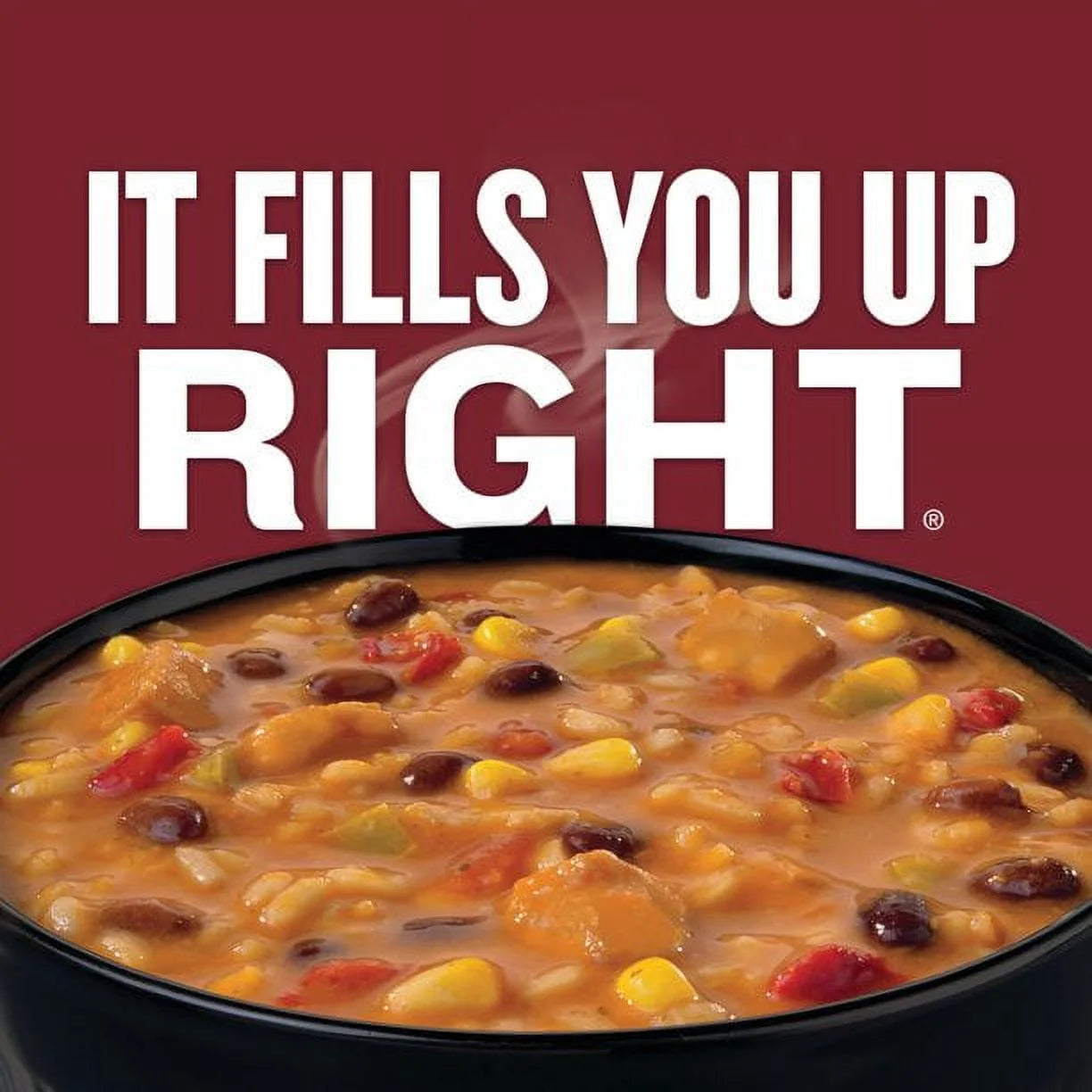 Sirloin Burger with Country Vegetable Beef Soup, 18.8 Oz Can, Pack of 8 I4376