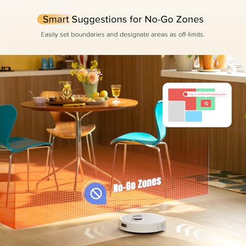 Robot Vacuum with Self-Empty Dock, 5500 Pa Suction, LiDAR Navigation E428049