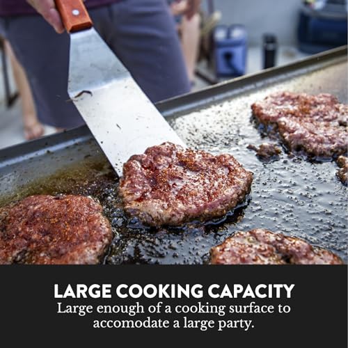 26 Inch Flat Top Gas Grill with 3 Burners for RV Camping Y16043