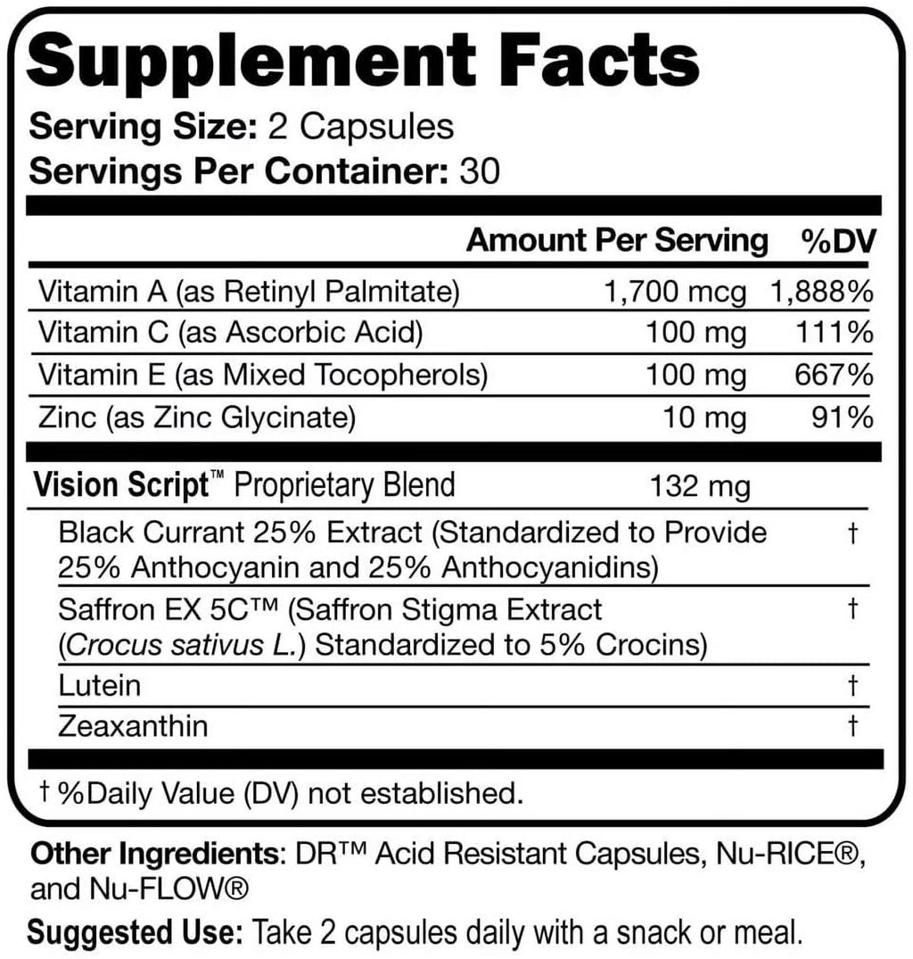 Saffron and Lutein Eye Health Capsules U956186