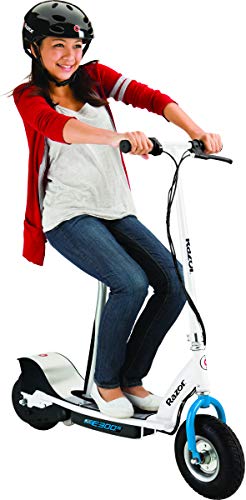 Electric Scooter for Kids Ages 13+ with Pneumatic Tires and Removable Seat O168656
