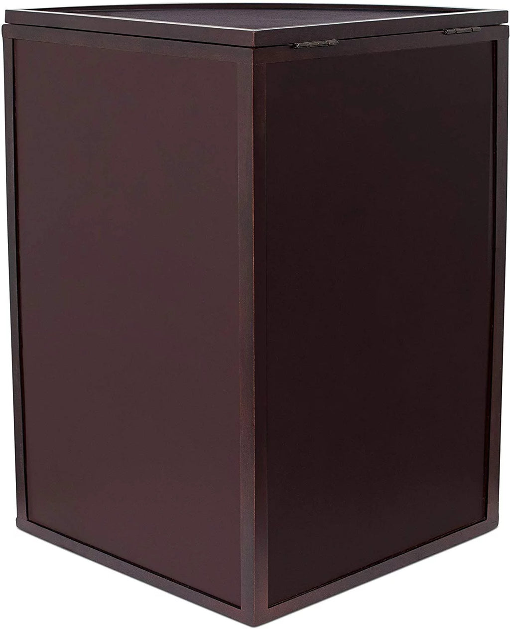 Compact Corner Laundry Hamper with Lid - Black Y850137