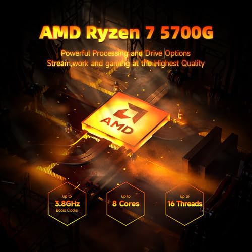 Gaming Desktop PC with AMD Ryzen 7, 1TB SSD, 16GB RAM Z29033