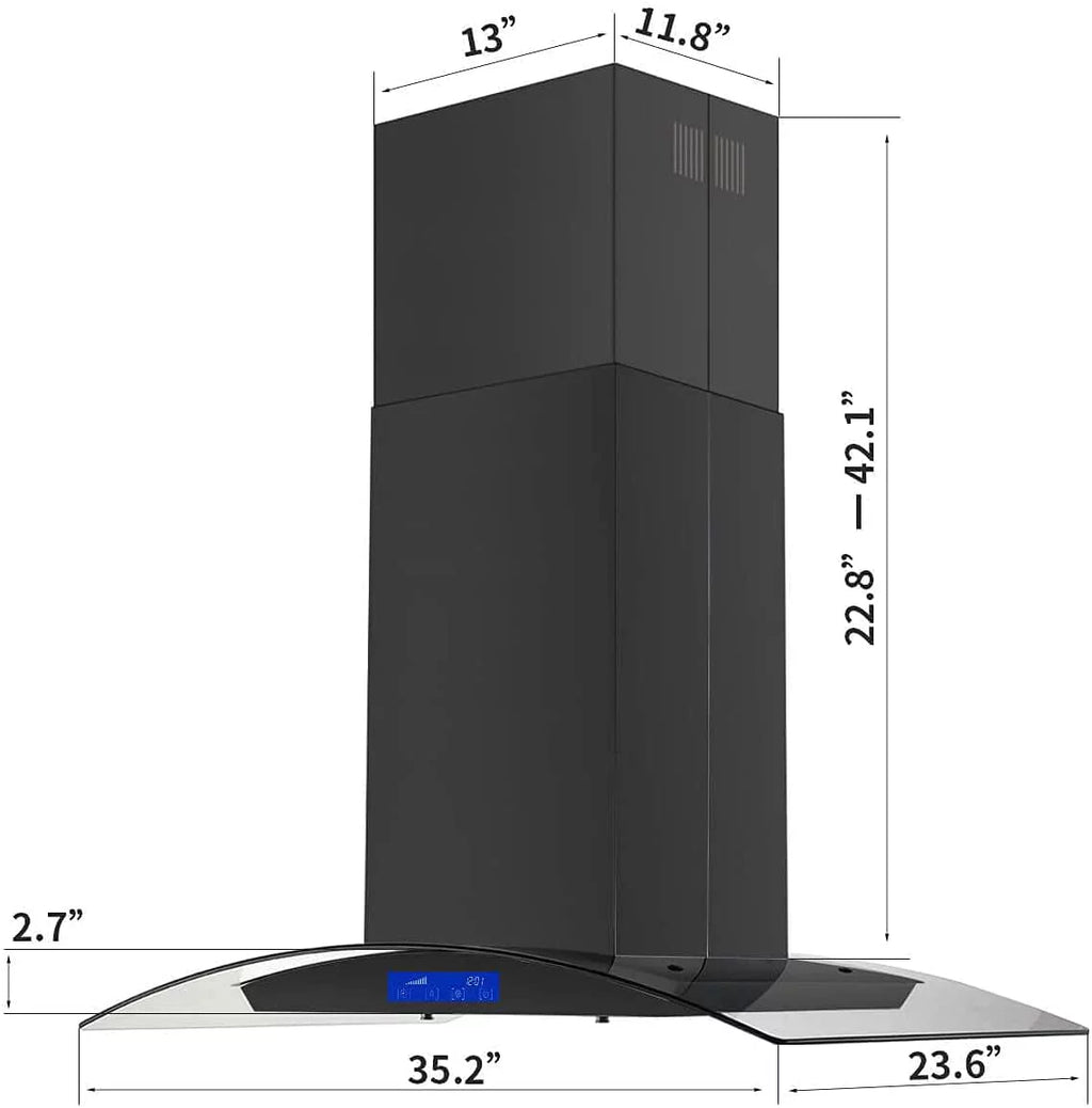 Island Mount Range Hood 36 Inch 900 CFM R510990
