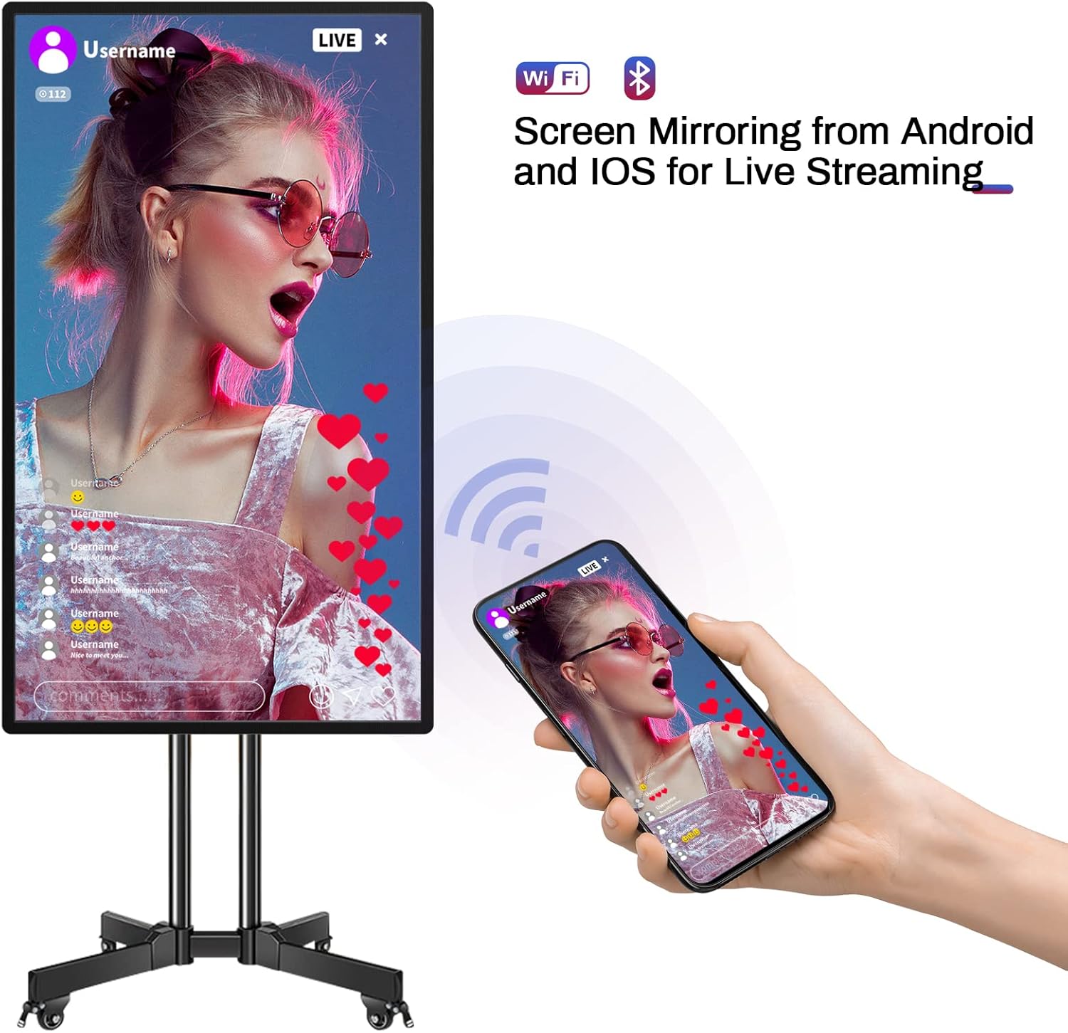 49 Inch Digital Whiteboard for Classroom with Screen Mirroring E3196