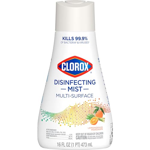 Disinfecting Mist Refill, Multi-Surface, Lemongrass Mandarin, 16 oz H37840