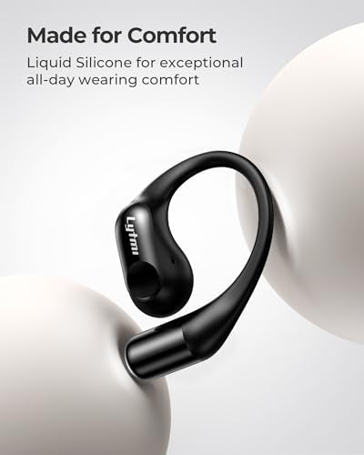 Open Ear Headphones, Wireless Earbuds with 4-Mic Clear Call, 30H Playtime L30747
