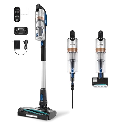 Cordless Stick Vacuum Cleaner with Tangle-Resistant Design, 50-Minute Runtime T113949