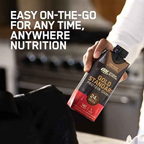 Protein Shake, 24g Protein, Ready to Drink, Gluten Free, Chocolate, 11 Fl Oz, 12 Count S505