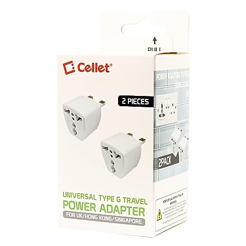 Universal Travel Adapter 2-Pack for International Plug Conversion to US Socket Z559695