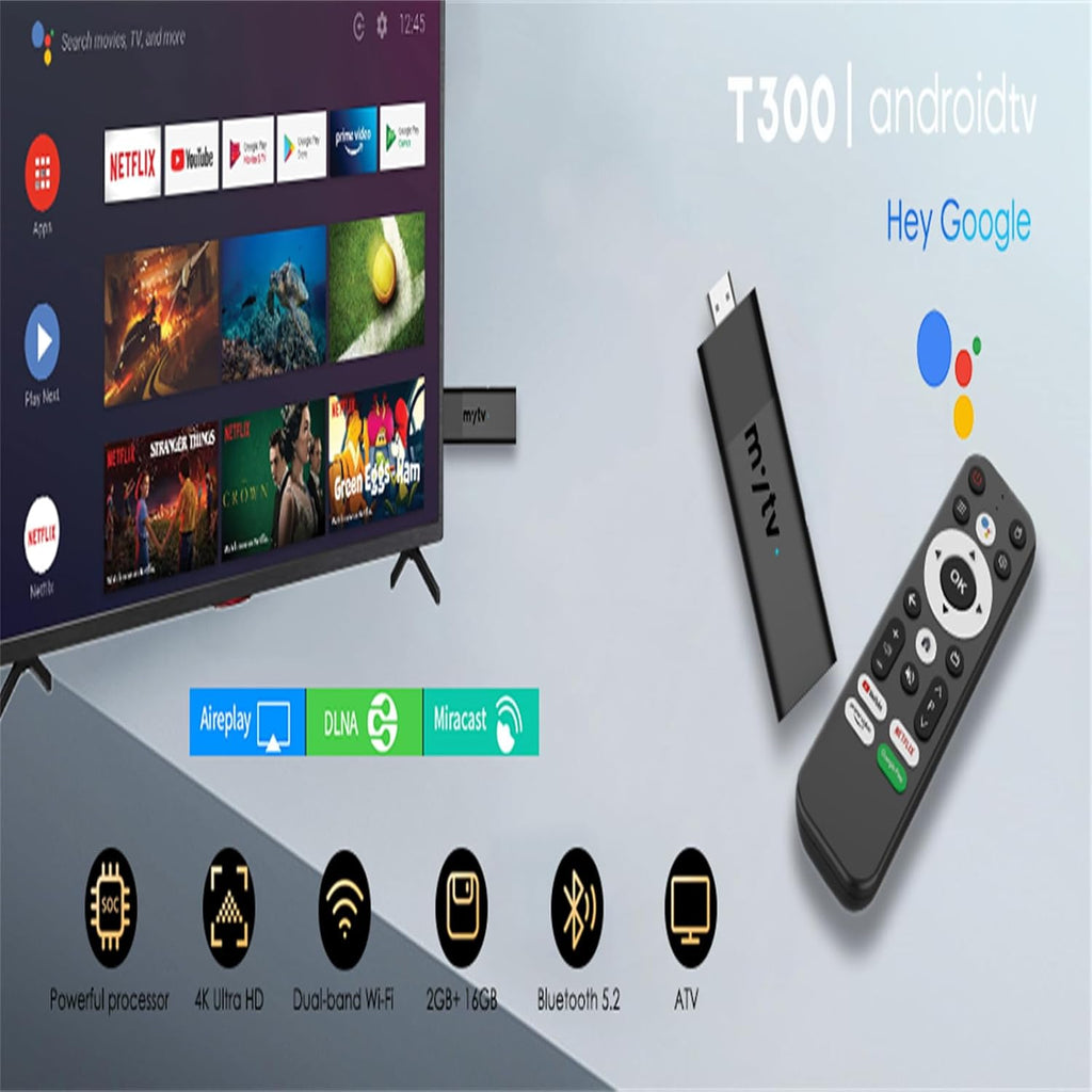 4K Smart TV Stick with Voice Remote, 2GB 16GB, Quad Core, WiFi J714422