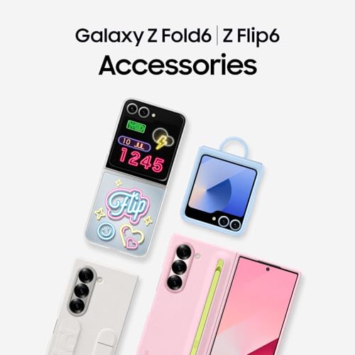 Galaxy Z Flip 6 AI Cell Phone, 256GB Unlocked Android Smartphone, Foldable Design T55062