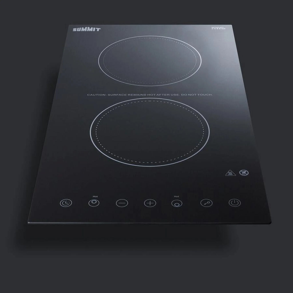 2-Burner Electric Cooktop in Black J388