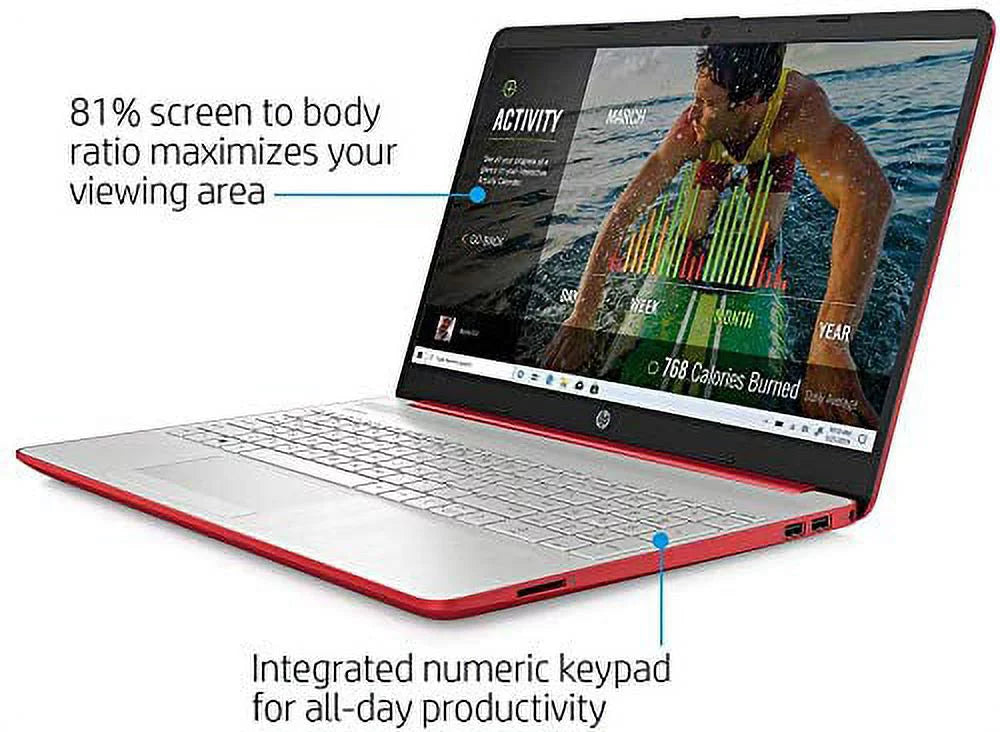 15.6" HD Laptop, Intel Quad-Core, 8GB RAM 512GB SSD, Windows 10 Pro R21159