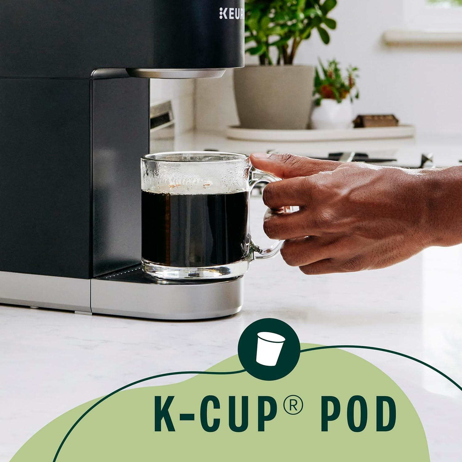 Medium Roast Coffee Pods for Keurig, 100% Arabica, 10 Count K8100