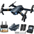 Foldable Camera Drone for Adults Kids, 1080P FPV, 2 Batteries D499